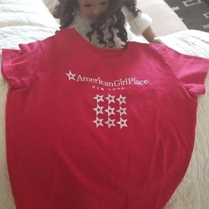 American girl red tshirt